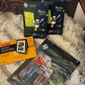 HP and Kodak Photo Paper Bundle
